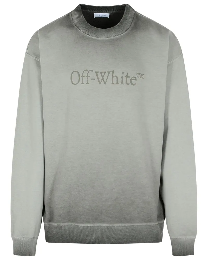 OFF-WHITE Waundry Skate' graues Baumwoll -Sweatshirt Grey