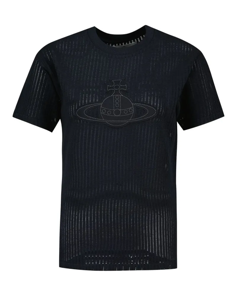 Vivienne Westwood Orb Patch T -Shirt  Synthetic Black Black