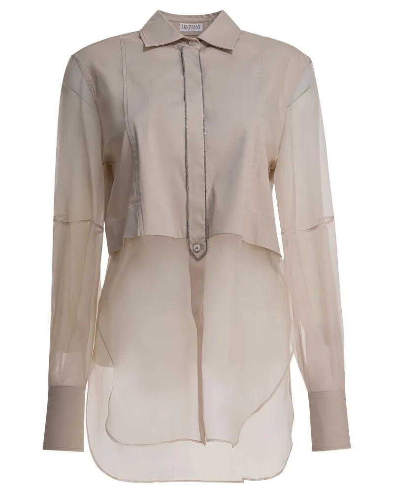 Brunello Cucinelli Lagenhemd Grey