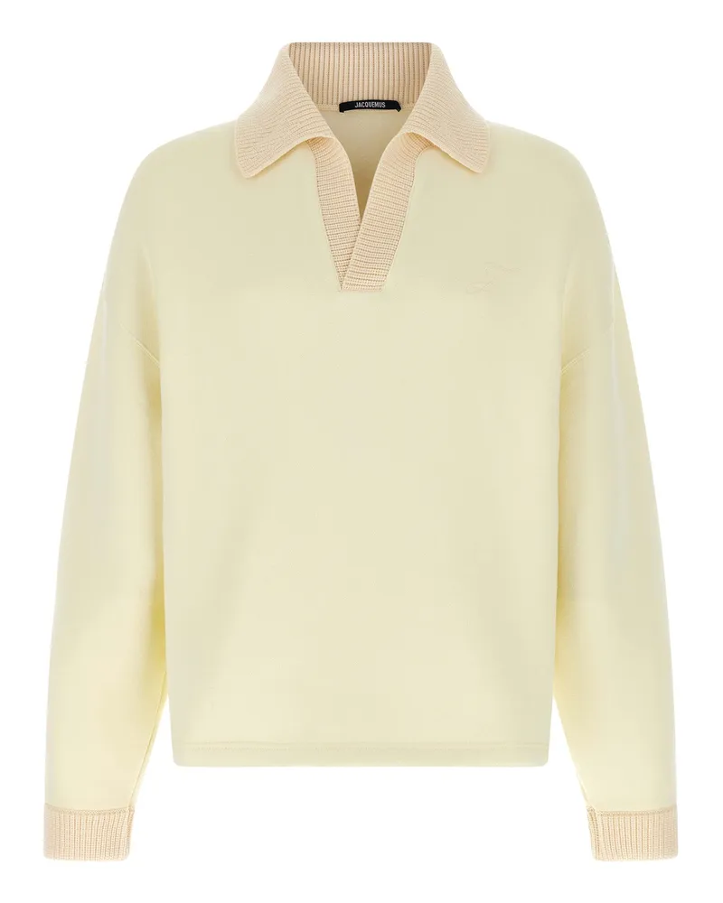 Jacquemus Le Polo Punto' Sweatshirt Beige
