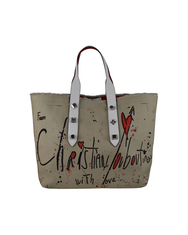 Christian Louboutin Frangibus Tote -Tasche Nude