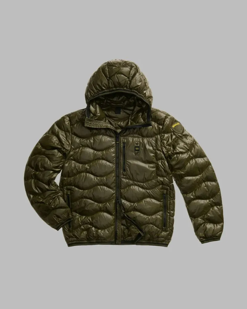 Blauer Blaue Welle Green