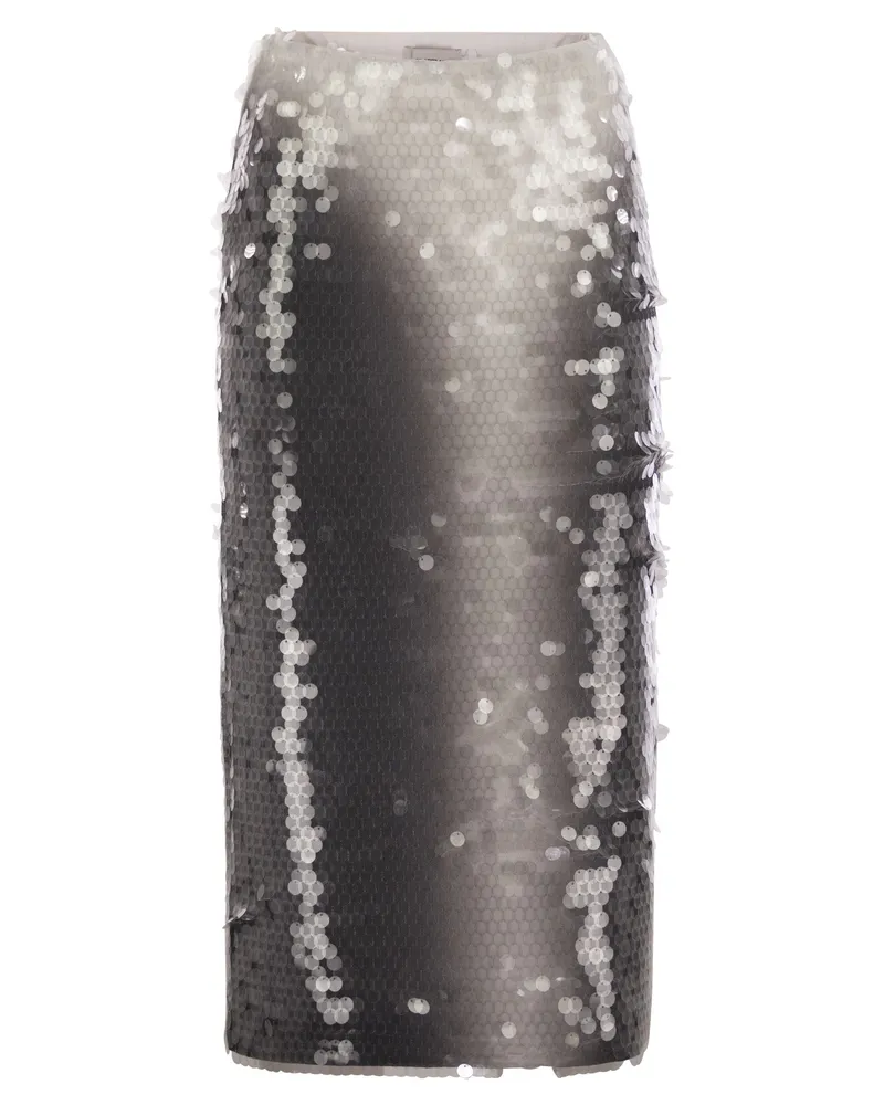 SPORTMAX Toano Bleistiftrock mit Pailletten Black