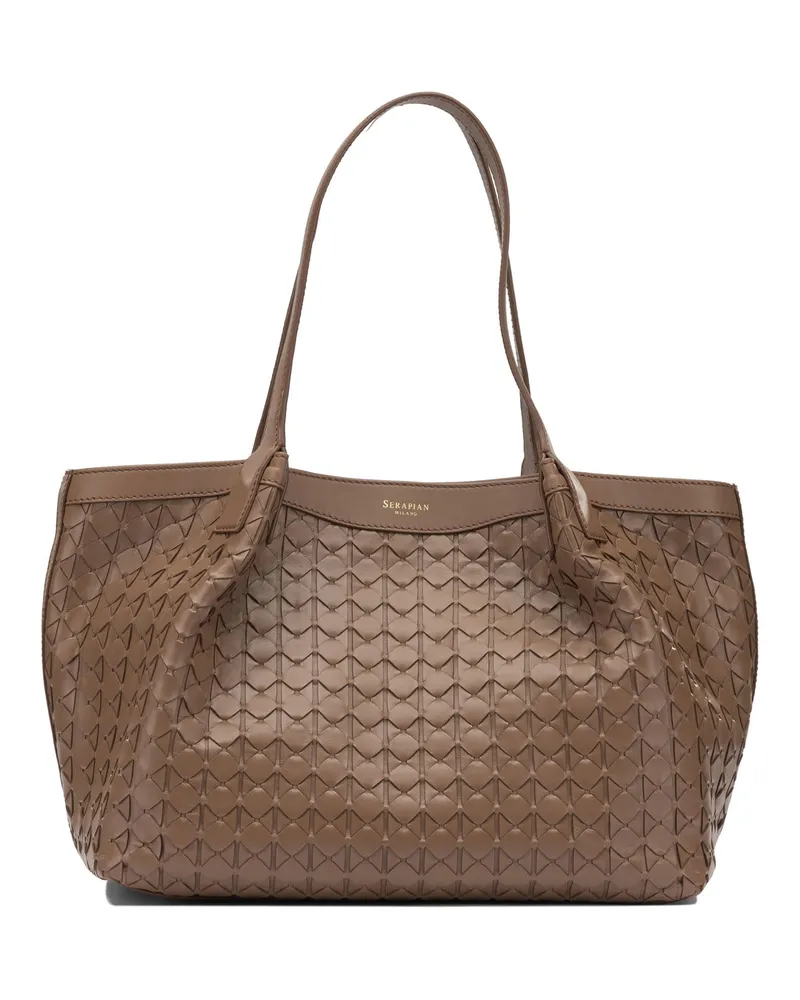 Serapian Secret“ Kleine Umhängetasche Brown