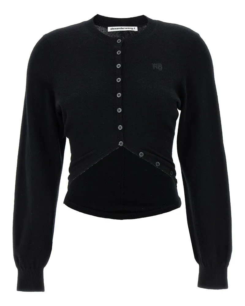Alexander Wang T von Alexander Wang 'ls' Strickjacke Black
