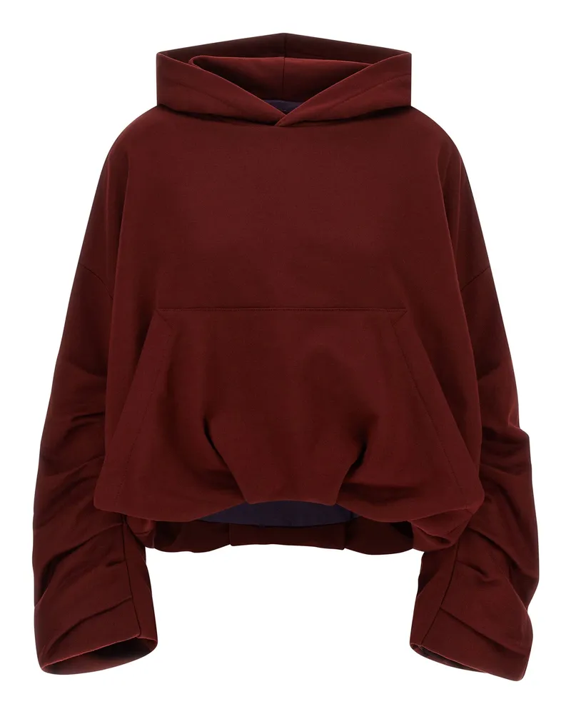 Dries van Noten Trocknen van an 'Hannett' Hoodie Bordeaux