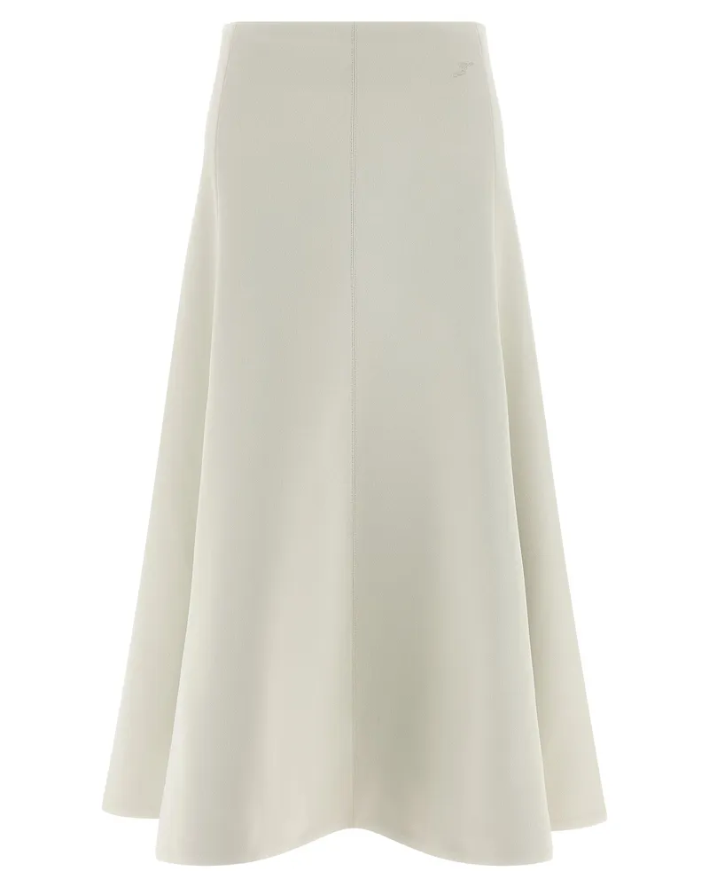 Jacquemus La Jupe Dreieck' Rock White