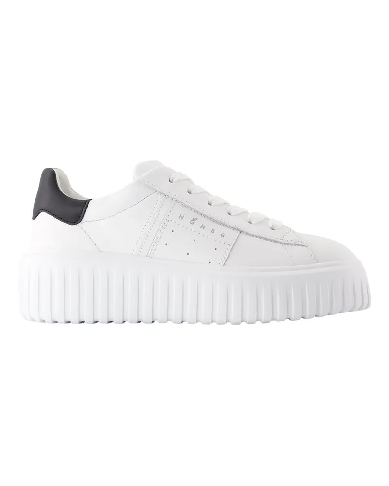 Hogan H Stripes Sneaker  Leder Weiß White