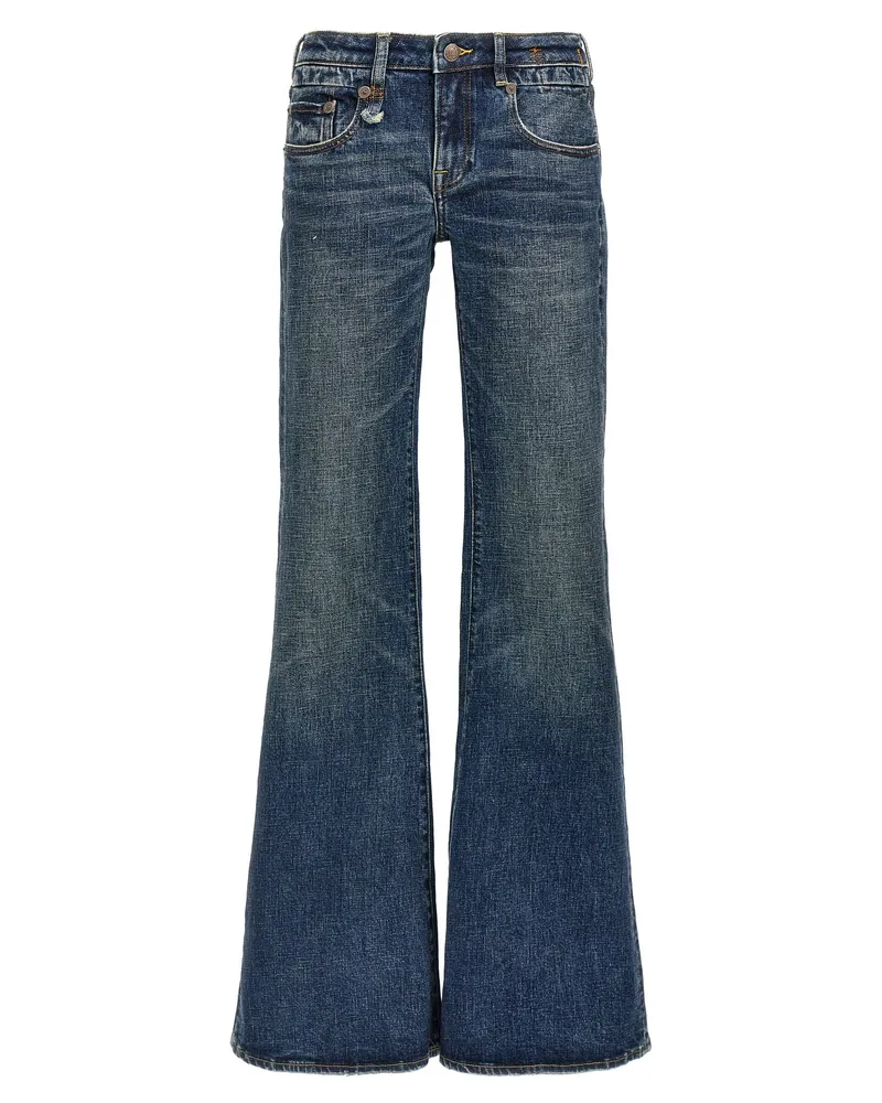 R13 Überlaufjunge Flare' Jeans Blue