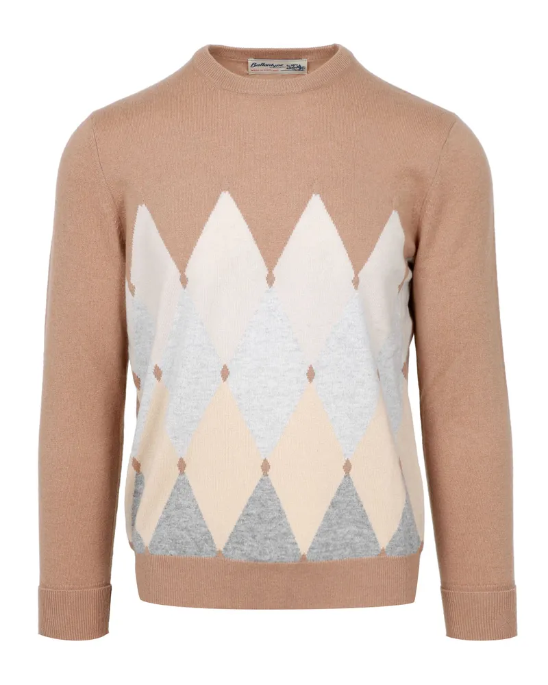 Ballantyne Pullover Cammello+beige