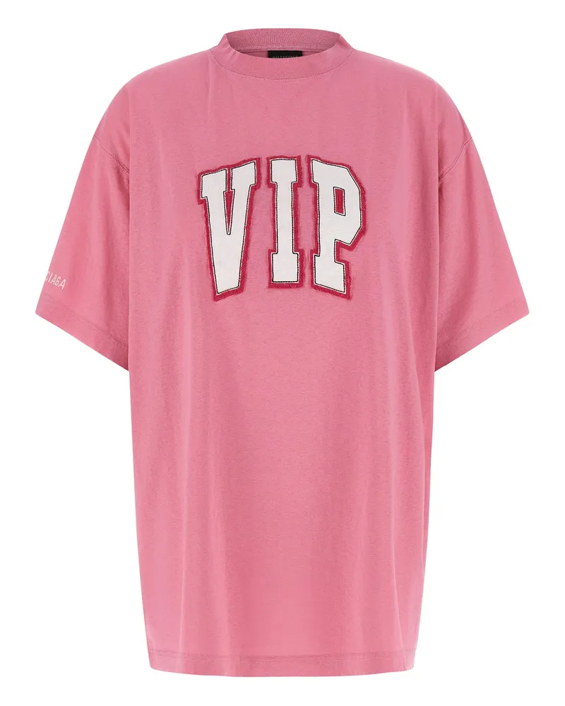 Balenciaga Vip Team“ T-Shirt Pink