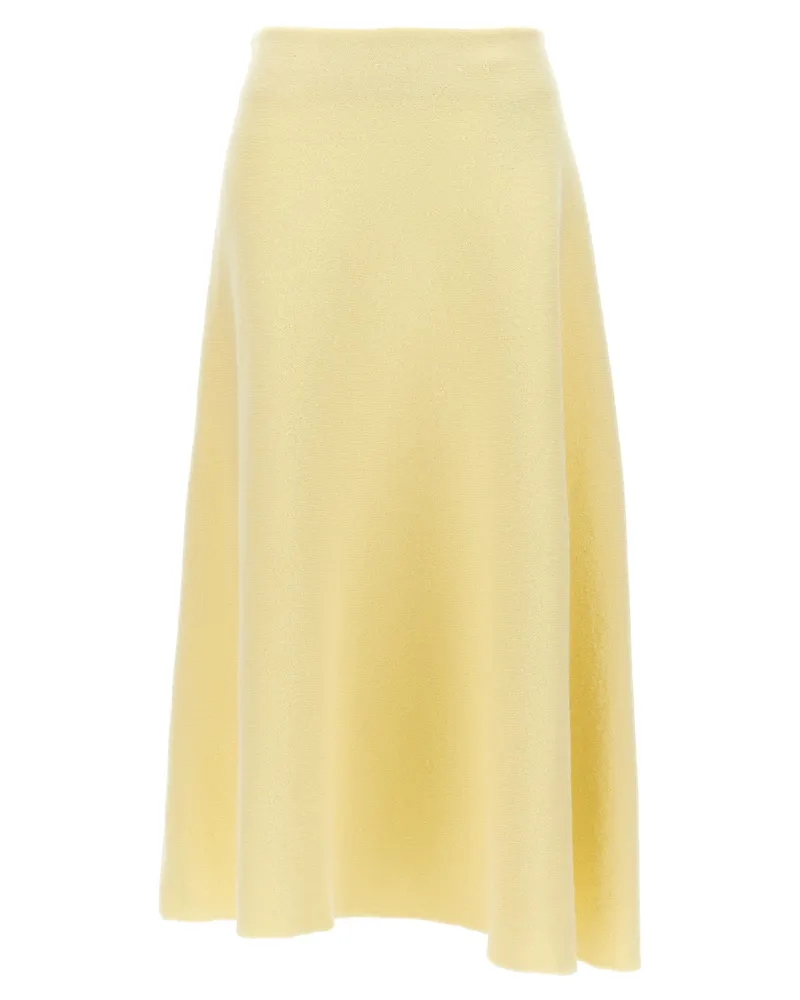 Jil Sander Wollrock Yellow