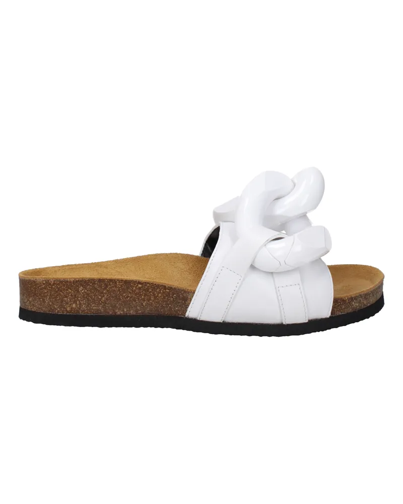 J.W.Anderson Jw Anderson Loafers und Clogs Damens Weißes Leder -
