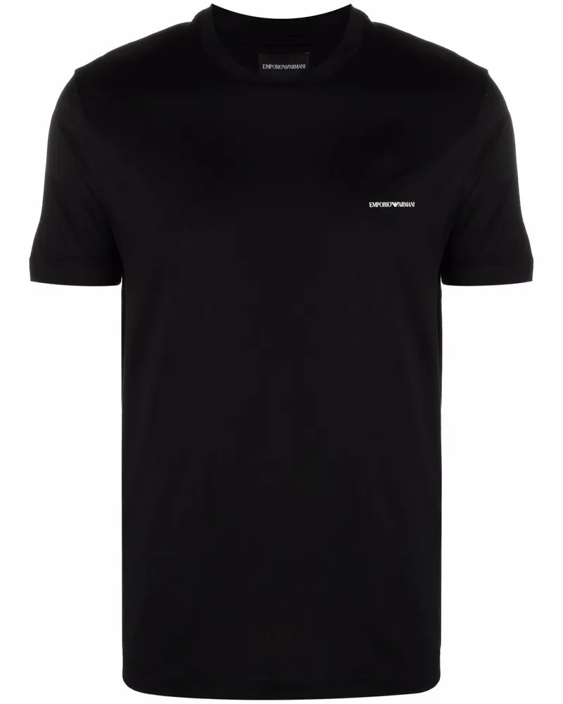 Emporio Armani Logo T -Shirt Black