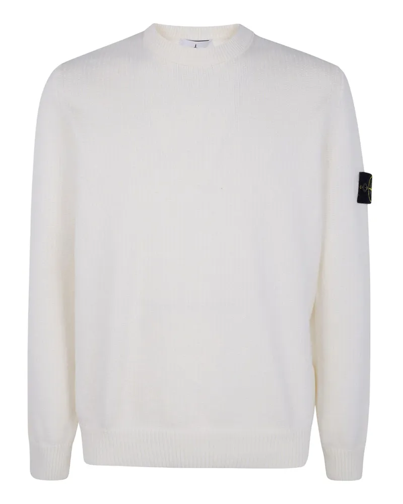 Stone Island Pullover Weiß White