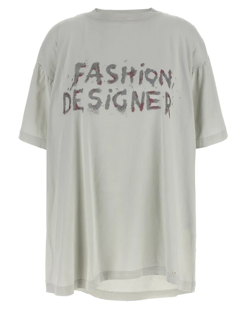 Balenciaga Modedesigner“-T-Shirt Gray