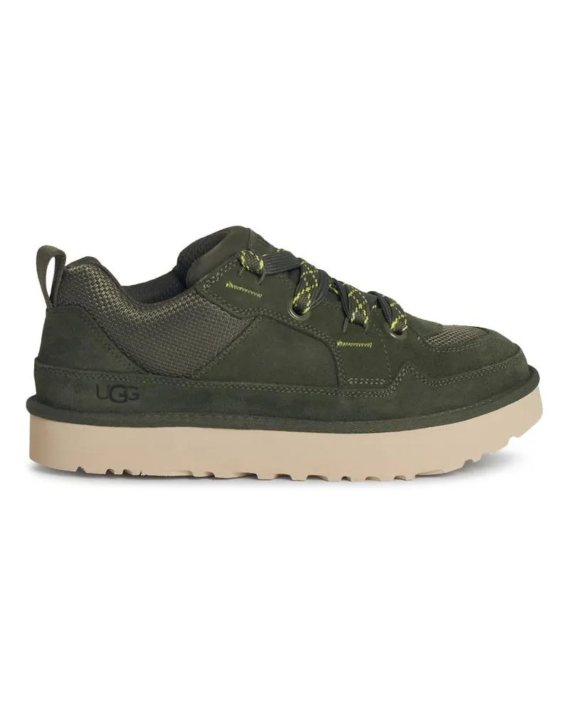 UGG Lowmel' grüner Wildleder -Turnschuhe Green