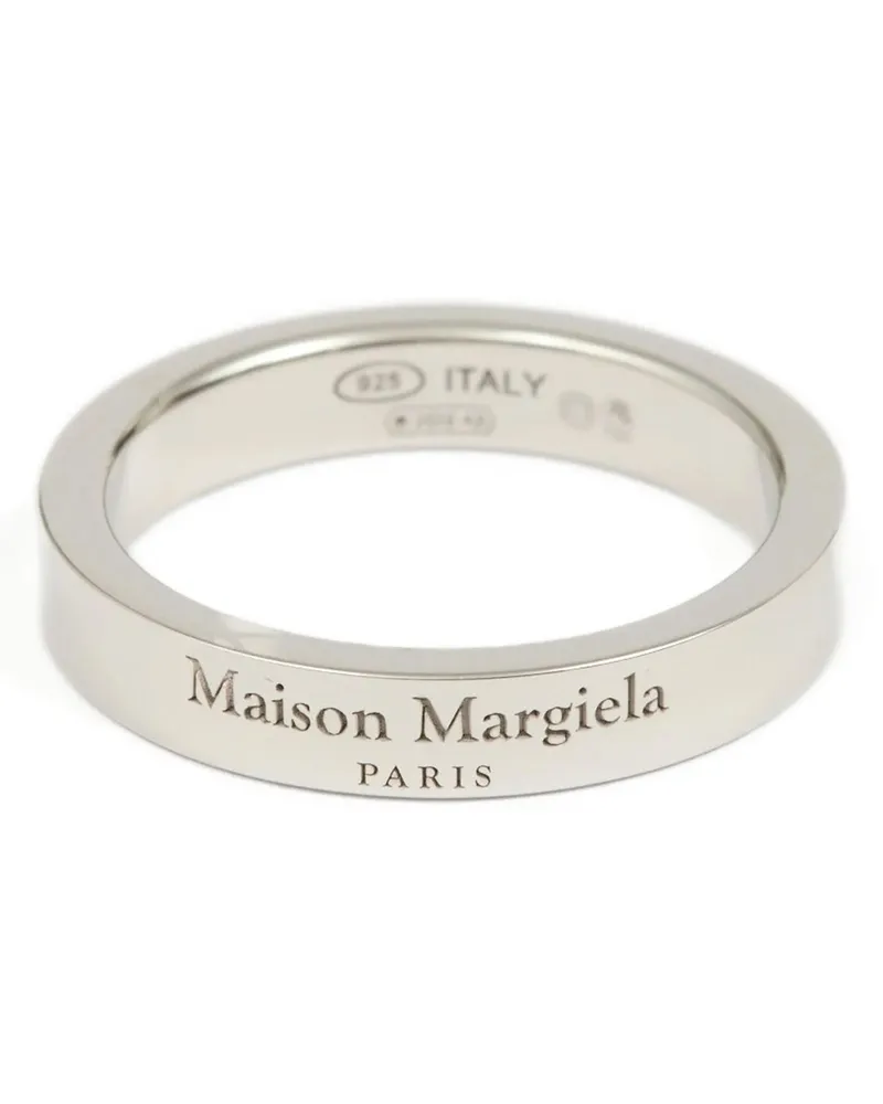 Maison Margiela Ring mit Logo von Silver