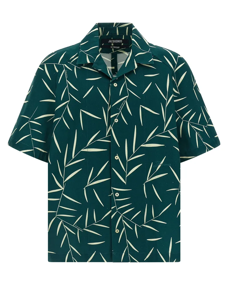 Jacquemus La Chemise Fonccio' Shirt Green