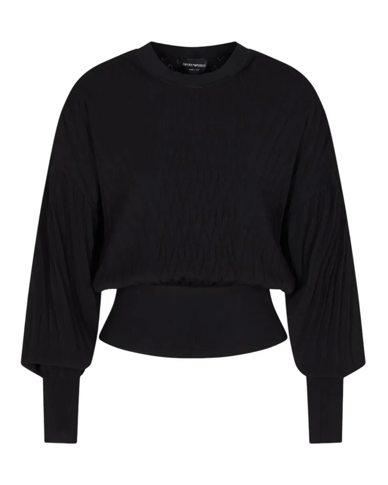 Emporio Armani Sweaters Schwarz Black