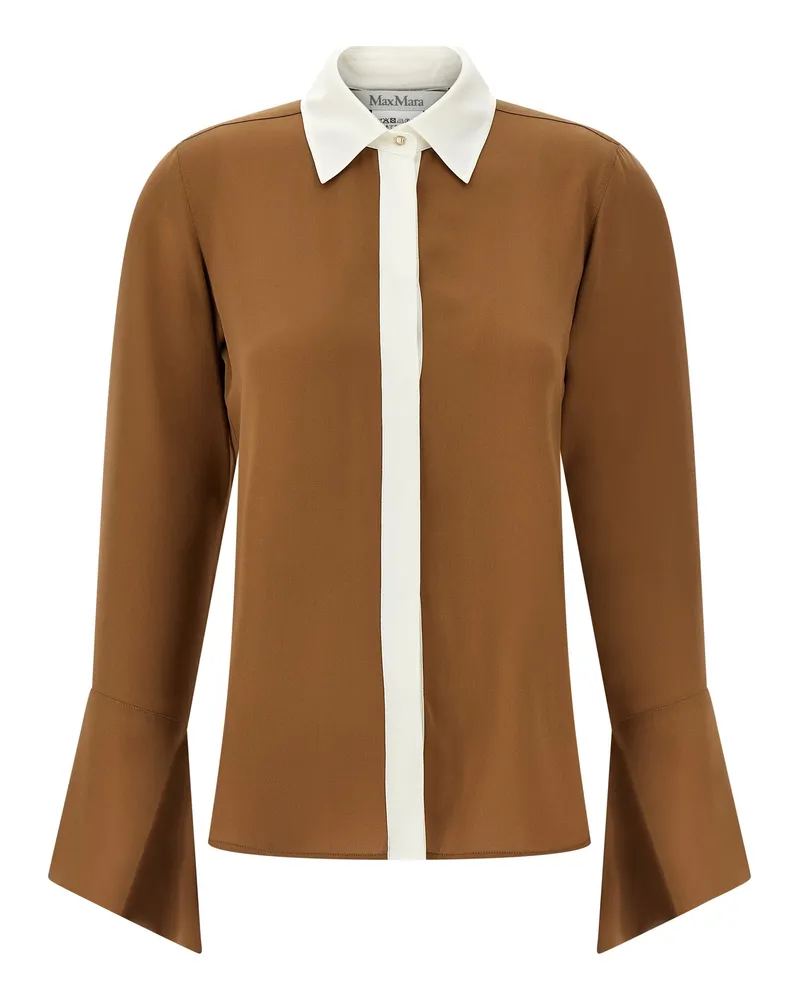 Max Mara Pio' Hemd Brown