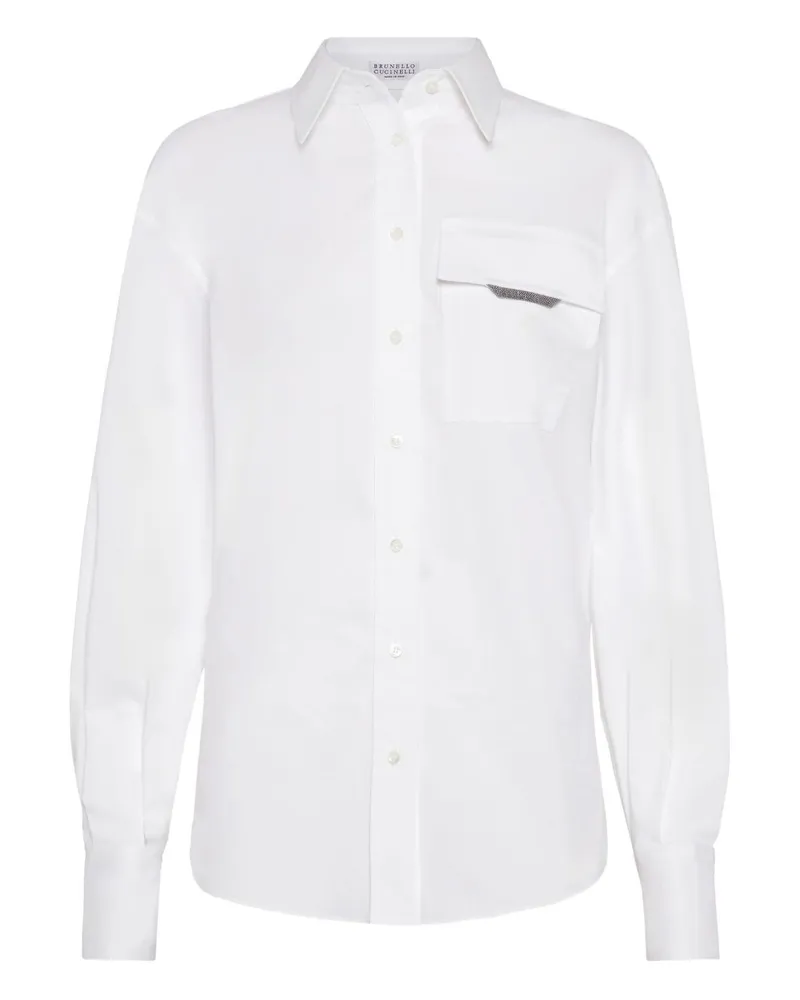 Brunello Cucinelli Hemden weiß White