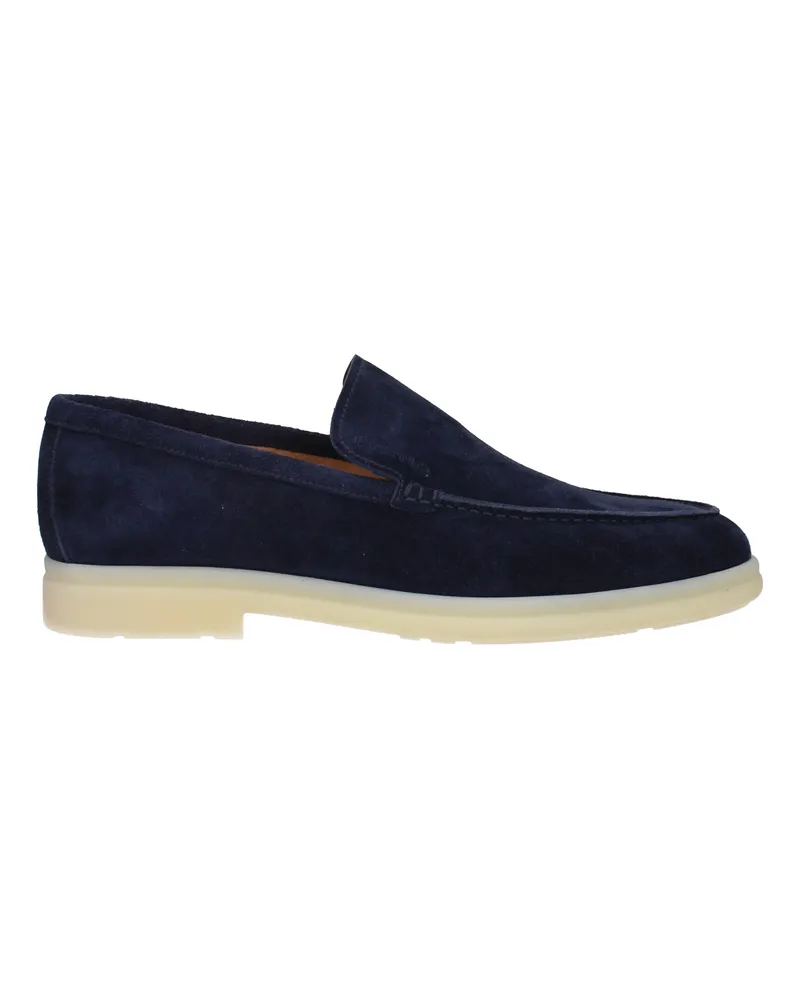 Church's Kirche's Mocassini Greenfield Herren Wildleder Blue/Blue Navy -