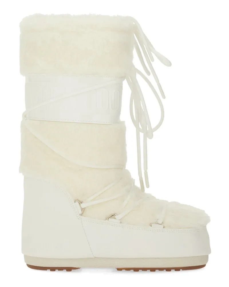 Moon Boot Symbol" -Stiefel White