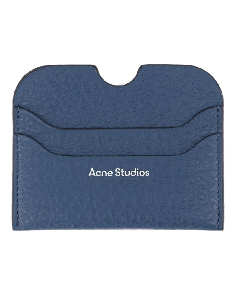 Acne Studios Kartenhalter  Lederblau Blau