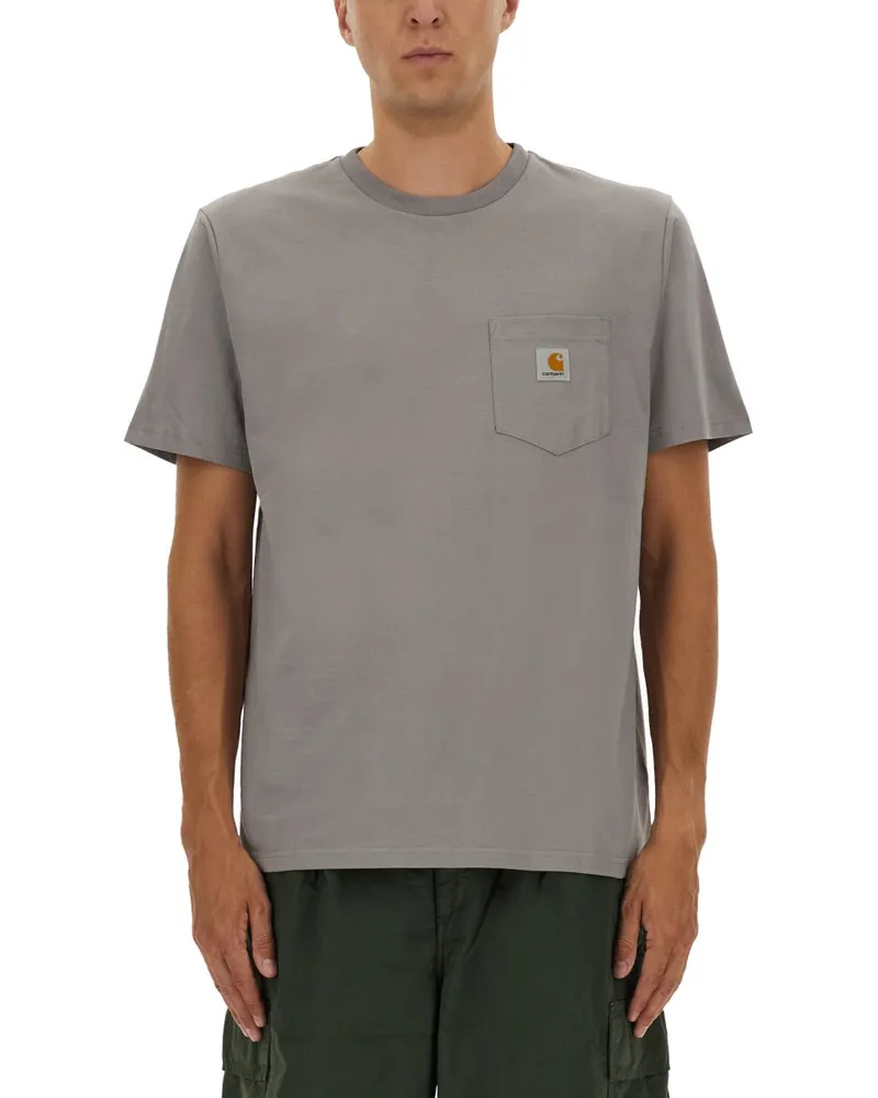 Carhartt WIP T -Shirt mit Tasche Dove