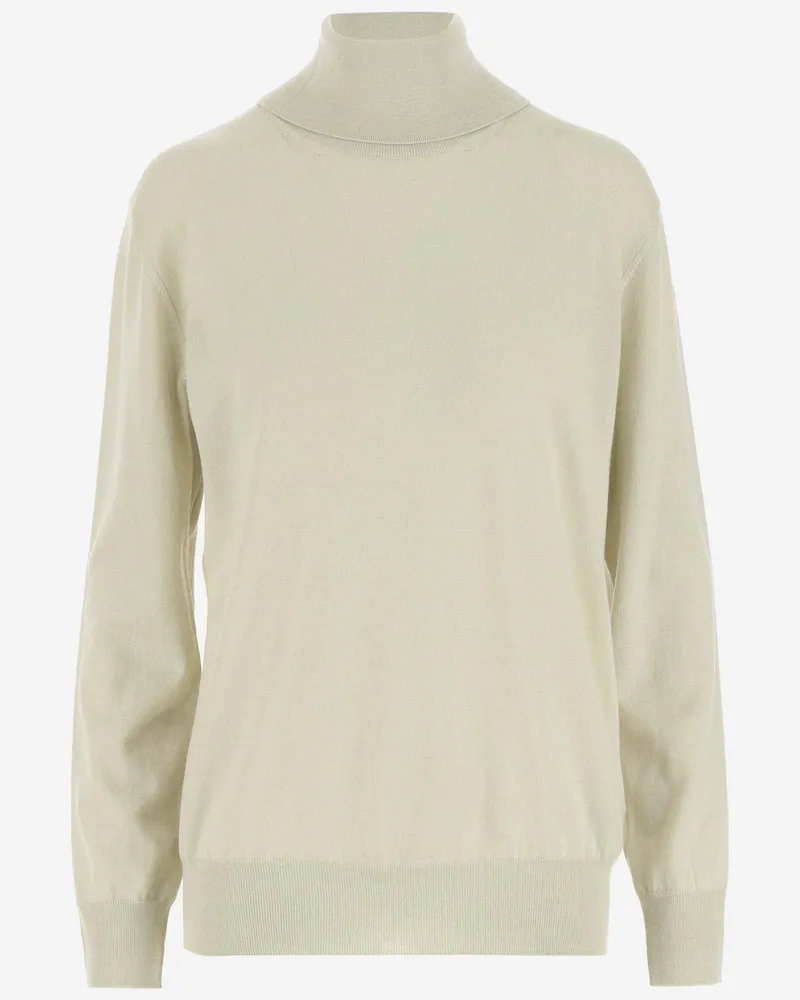Jil Sander Wollpullover Ivory