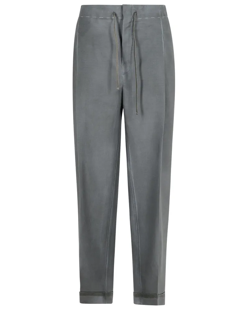 Maison Margiela Grey Mohair Blend Hosener Grey