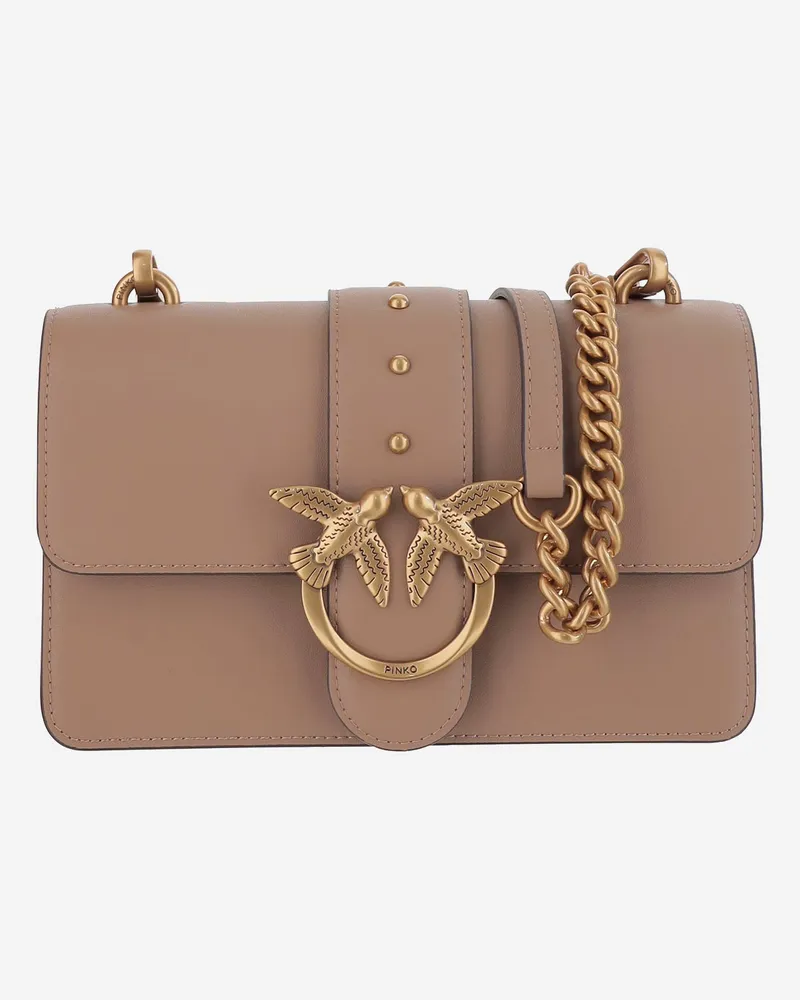 Pinko Love One Mini -Tasche Beige