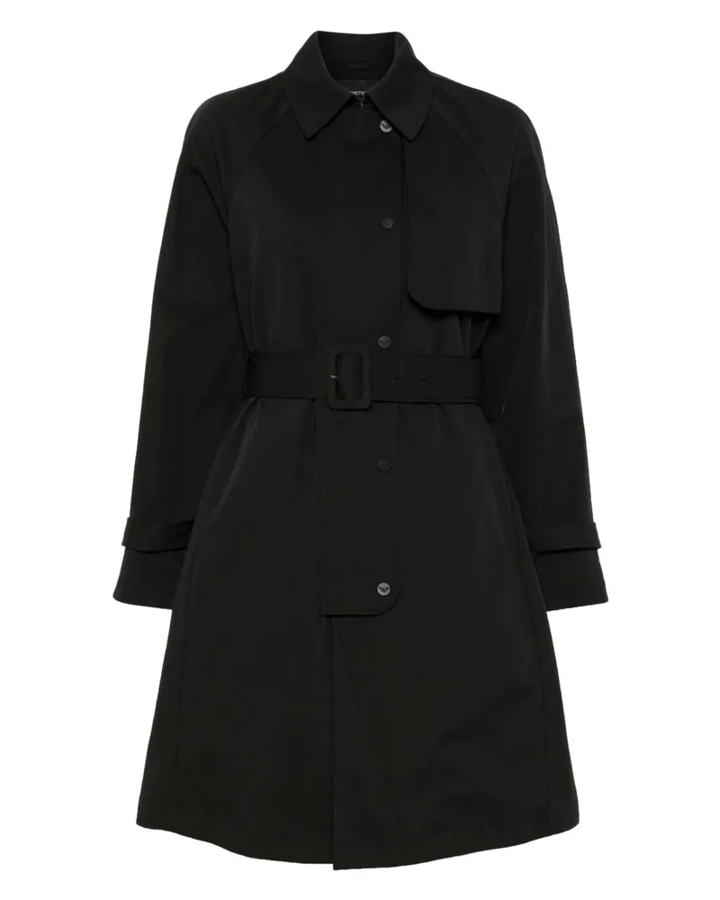 Emporio Armani Baumwollmischungsschicht Black