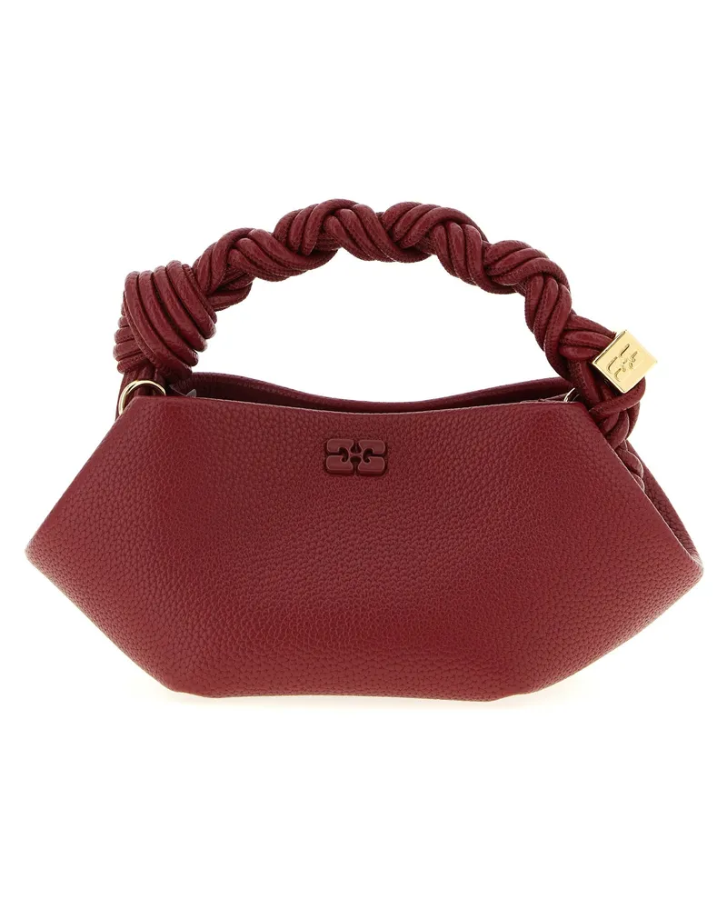 Ganni Bou Grained' Handtasche Red