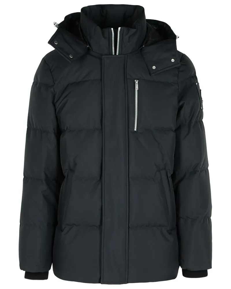 Moose Knuckles Elch Knuckles 'Cloud 3 Q' Black Nylon Down Jacke Black