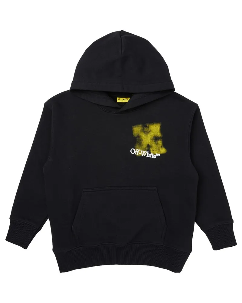 OFF-WHITE Sweatshirt mit "Pfeilspray" -Logo Black