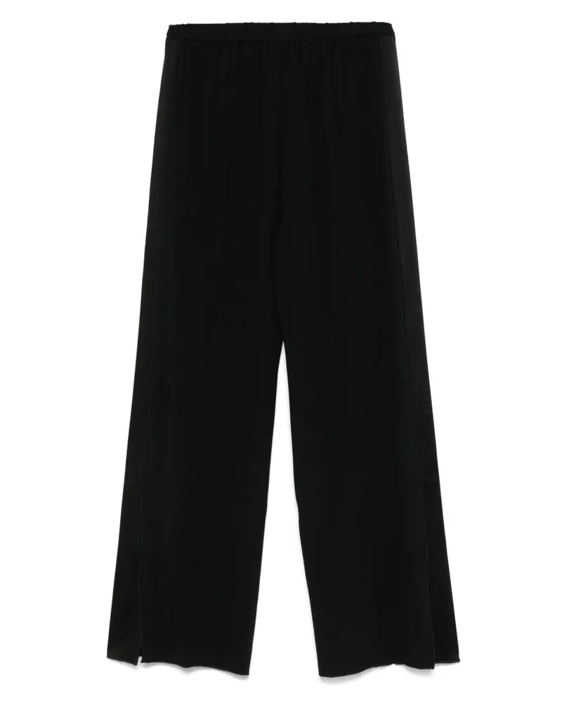 forte_forte Satin Rauchhose Black