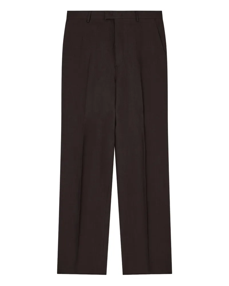 Emporio Armani Leinenhose Brown