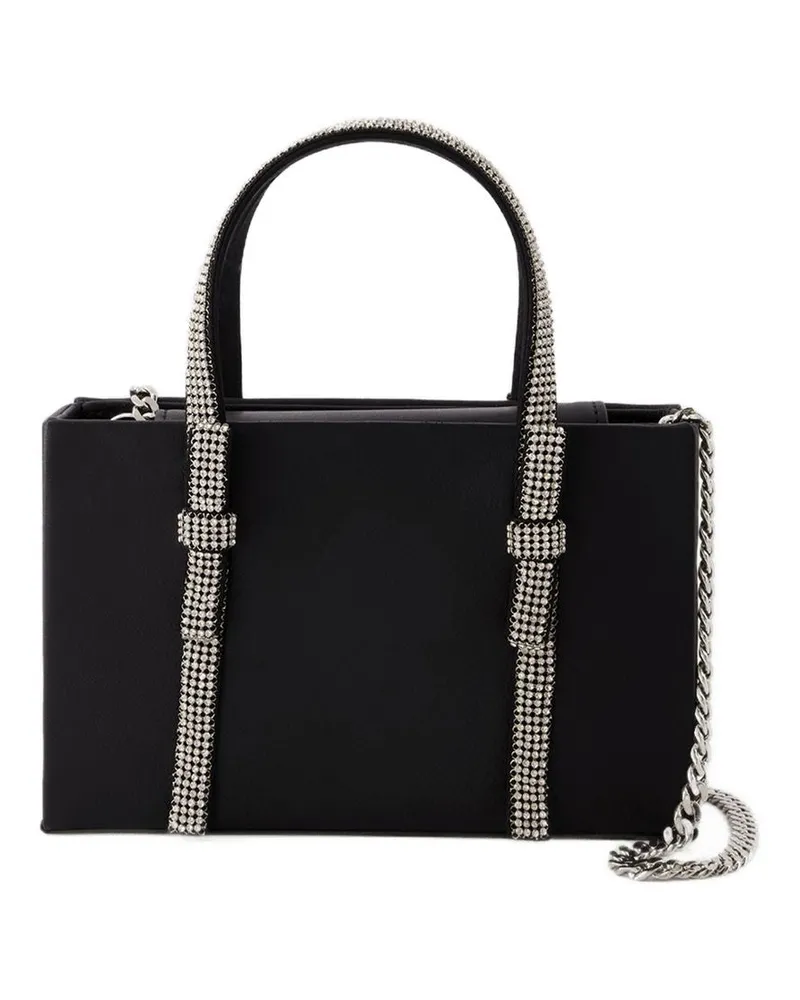KARA Bogen Sie Midi Bag  Leder schwarz Schwarz