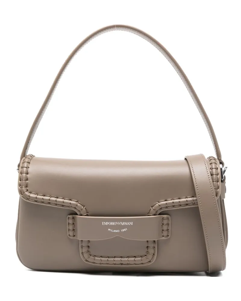 Emporio Armani Leder Umhängetasche Dove