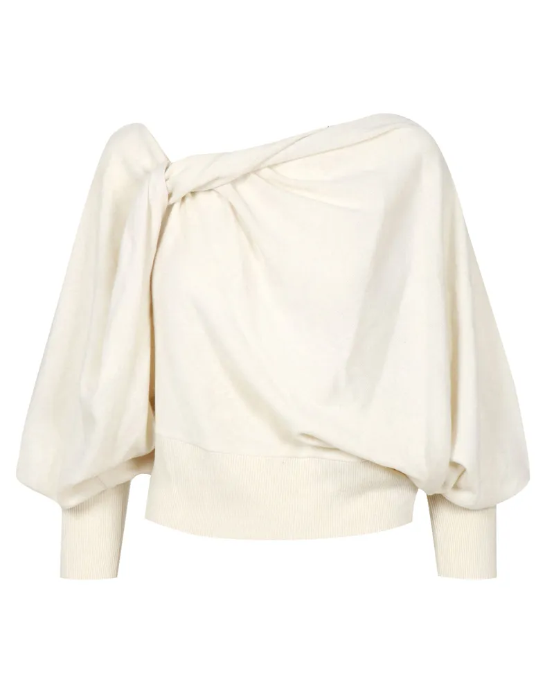 Alberta Ferretti Pullover Elfenbein Ivory