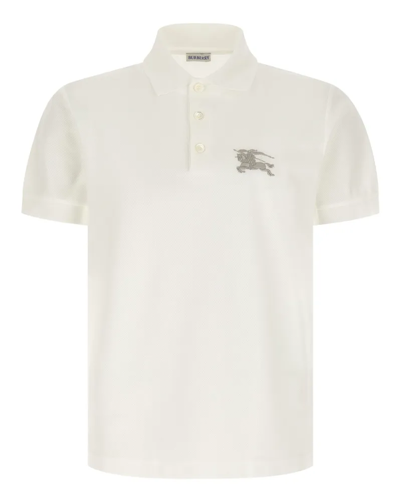 Burberry Poloshirt mit Stickerei Beige