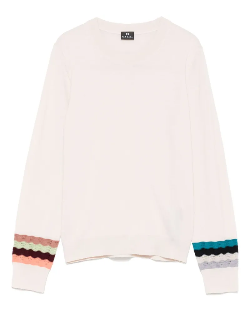 Paul Smith PS von Paul Smith Wool Crewneck -Pullover Beige