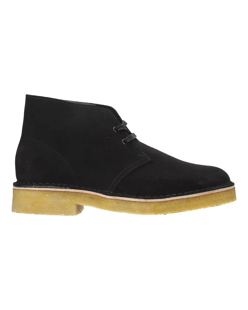 Clarks Herrens Schwarze Wildlederstiefel -