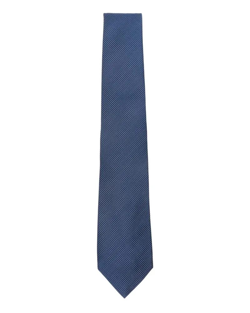 Kiton Seidenkrawatte mit Punkten C05l8118