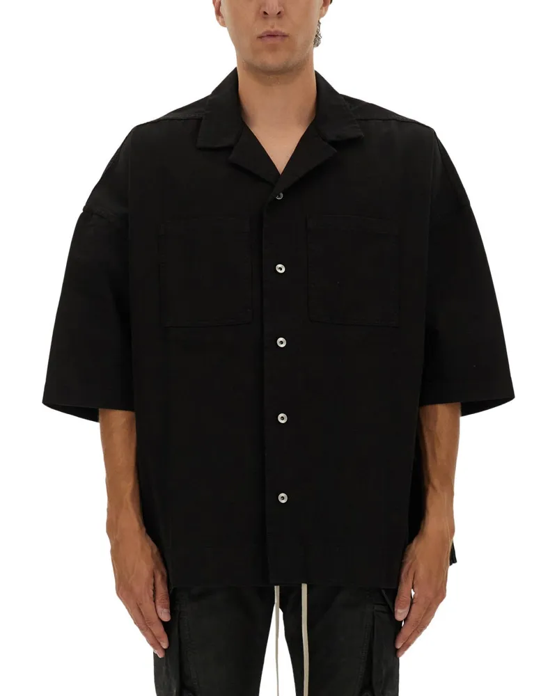 DRKSHDW by Rick Owens Magnum Tommy" Hemd Black