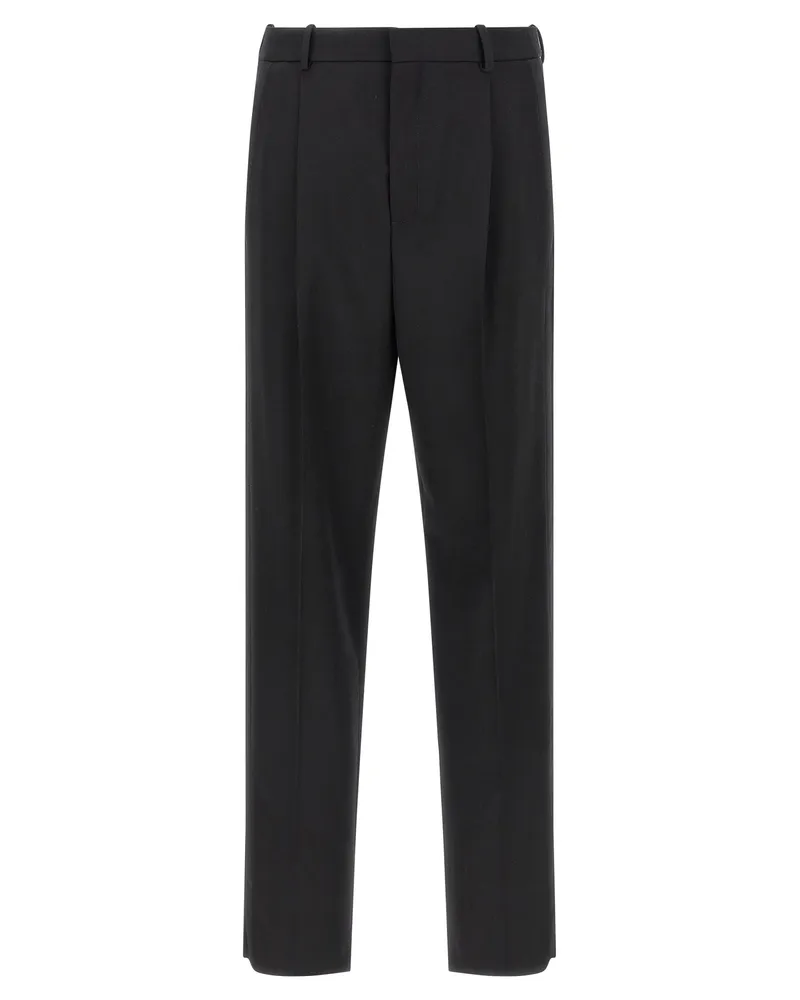 Saint Laurent Smocking“-Hose Black