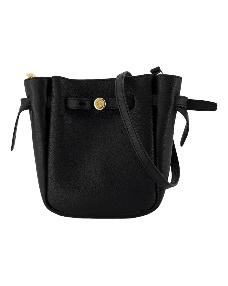 Tory Burch Romy Crossbody e Leder schwarz Schwarz