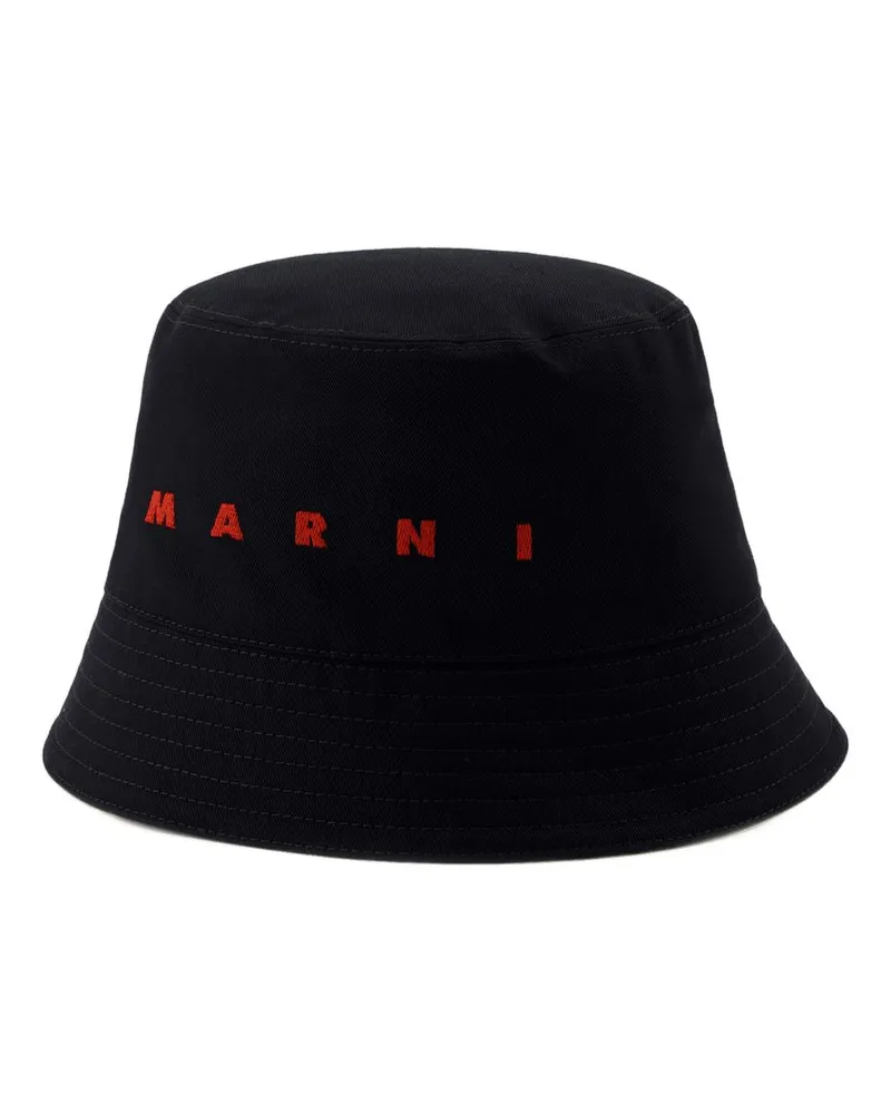 Marni Eimerhut  Baumwollschwarz Black